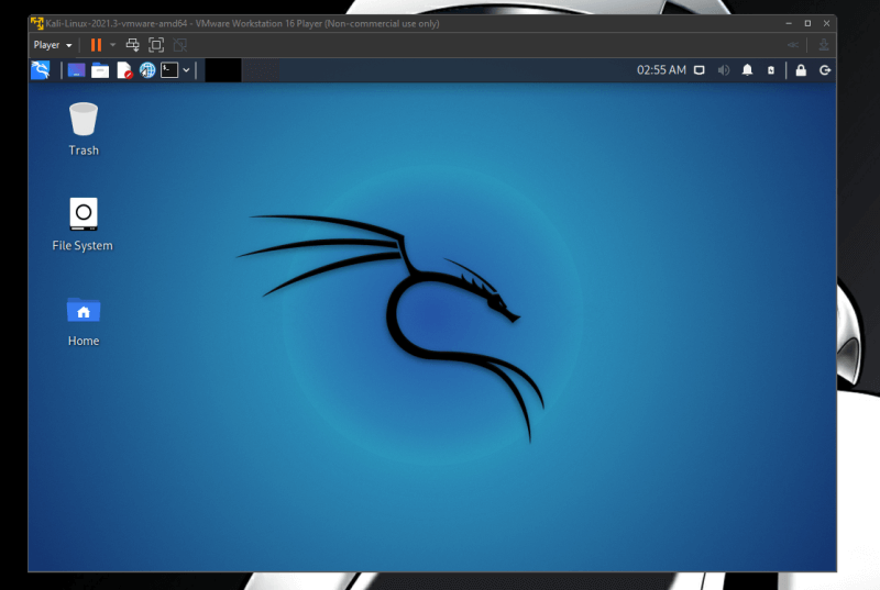 kali linux download for vmware workstation