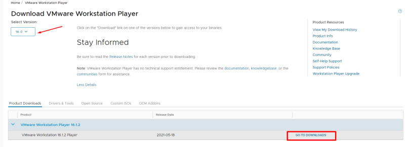 vmware player download 1