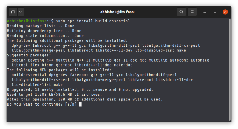 install build essential ubuntu