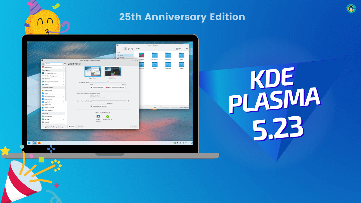 KDE Plasma 5.23 Release Marks its 25th Anniversary With Exciting ...