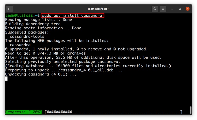 installing the debian packages step 3
