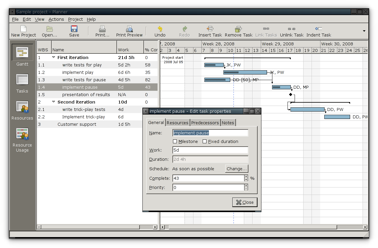 Best Open Source Gantt Chart Software for Linux