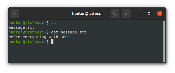 gpg example message