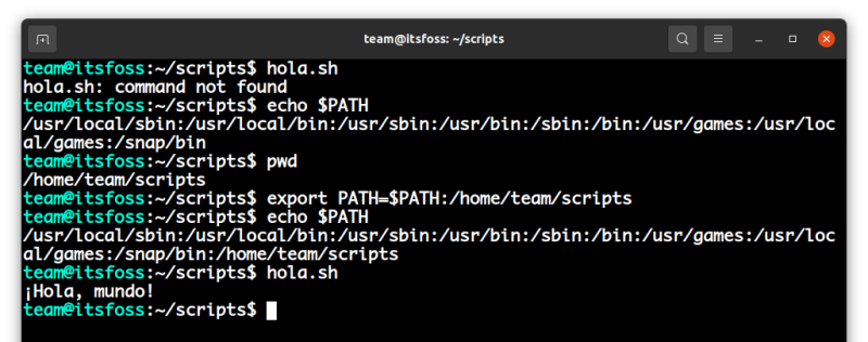 créer et exécuter le script d'amorce de bash shell 3