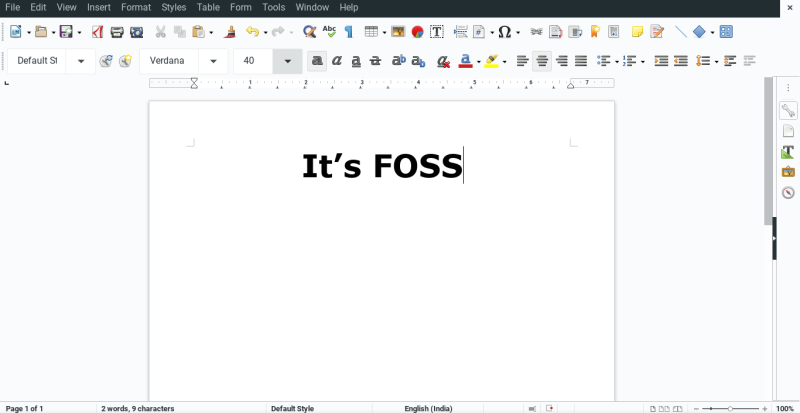 libreoffice writer