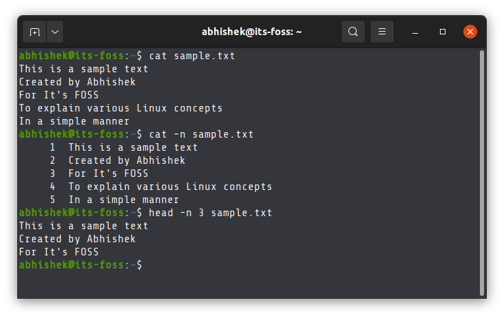 command structure example