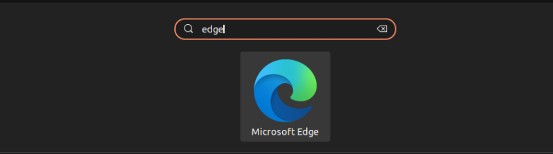 edge installed ubuntu linux