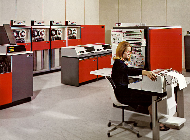 ibm system 360 vintage picture