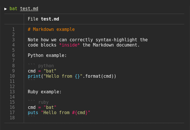 bat command example