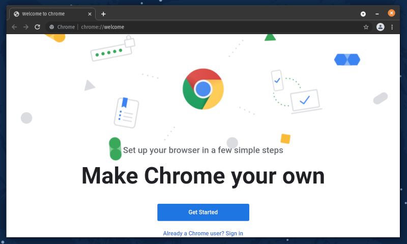 google chrome ui