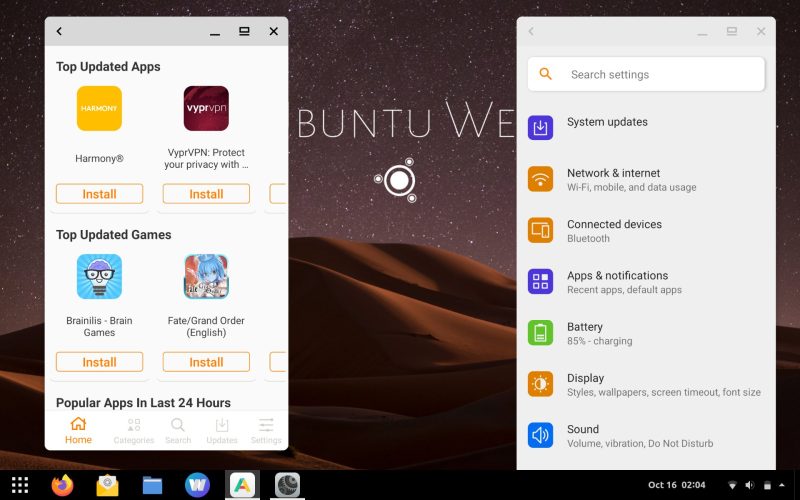 ubuntu web screenshot