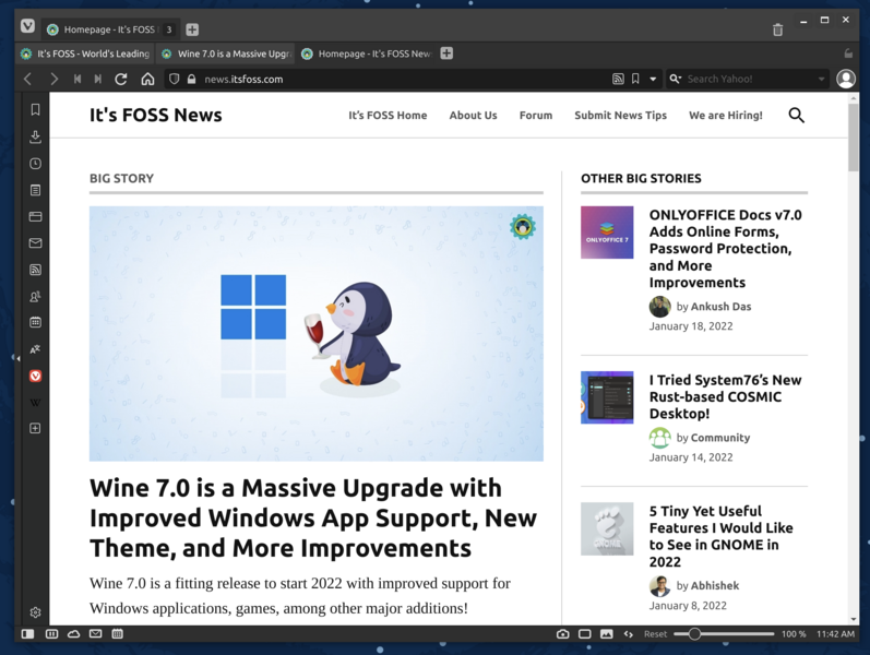 vivaldi tab stack