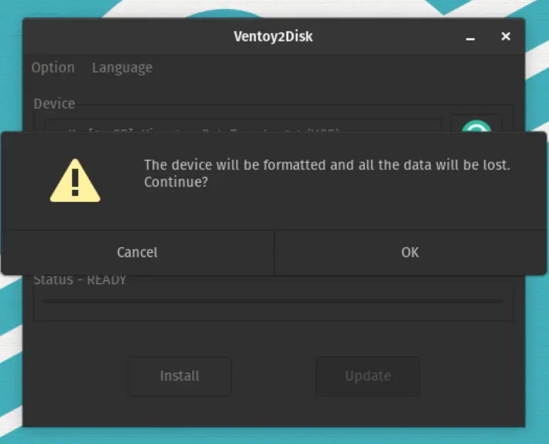 Installing and using Ventoy on Linux
