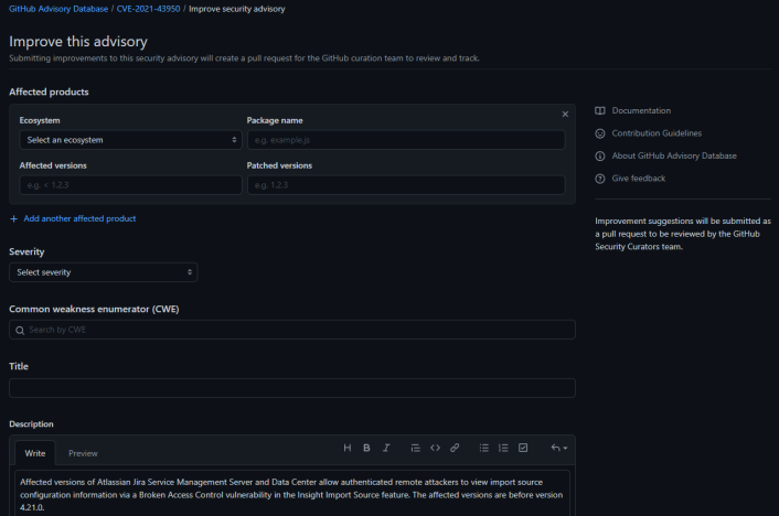 GitHub Wants Open-Source Contributors to Improve its Security Database