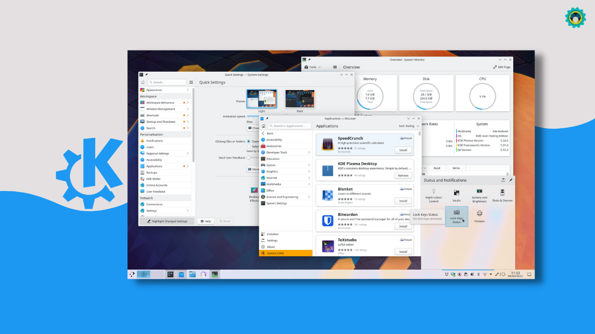 KDE Plasma 5.24 LTS Releases with Updated Breeze Theme and New Overview ...