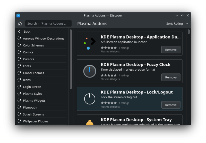 kde plasma addons