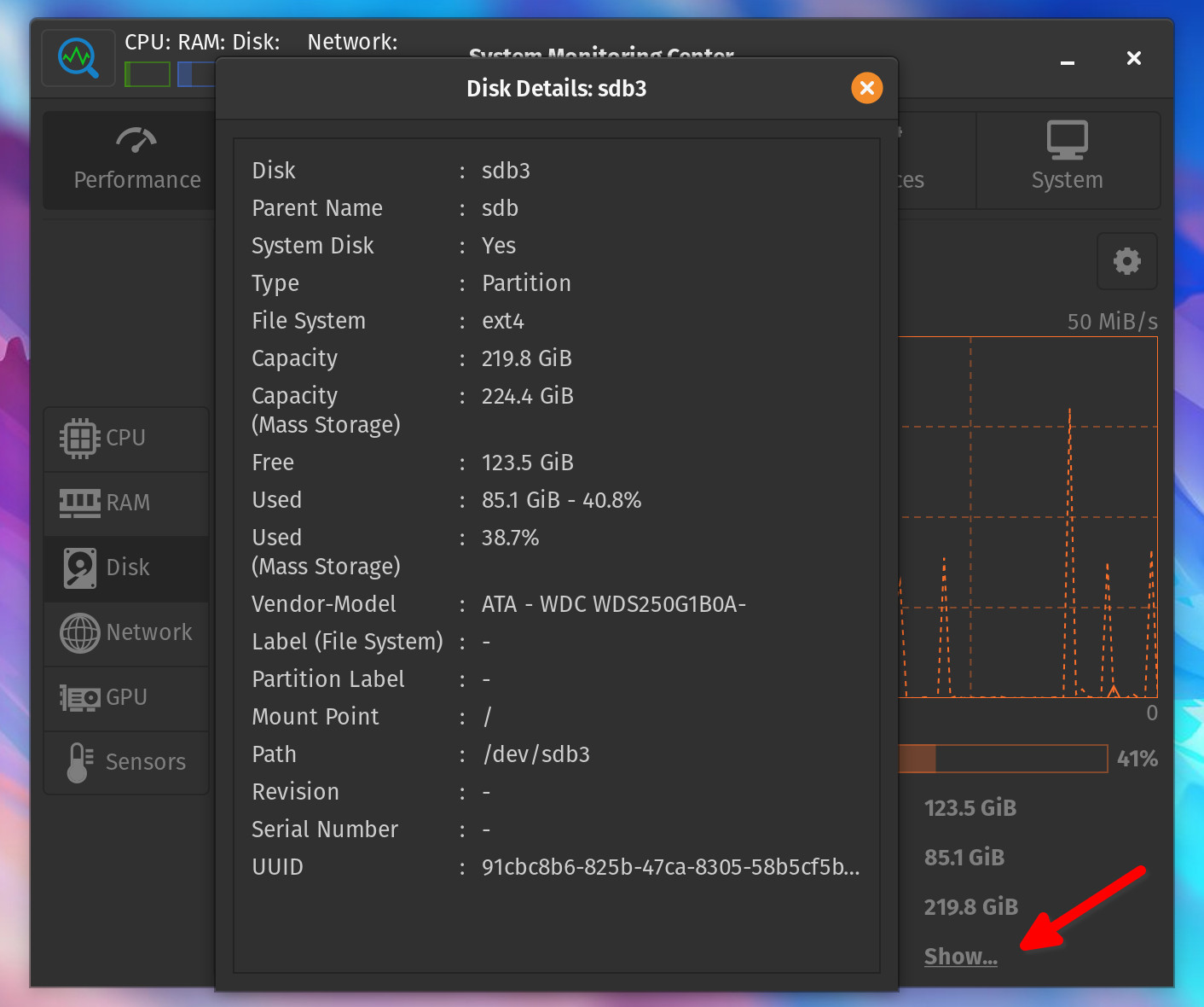 system monitoring center