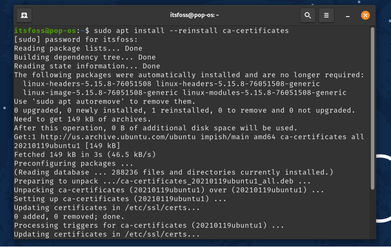 tls certificate troubleshoot