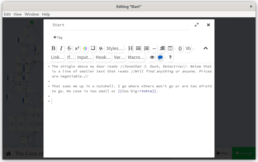 Twine Open Source Tool for Making Games with Words, aka Interactive