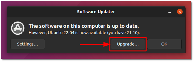 Upgrade to Ubuntu 22.04 beta