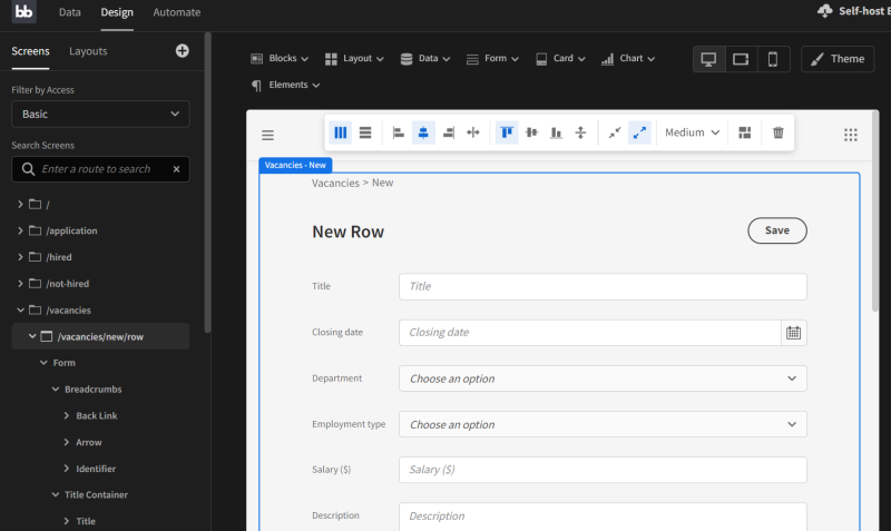 budibase design