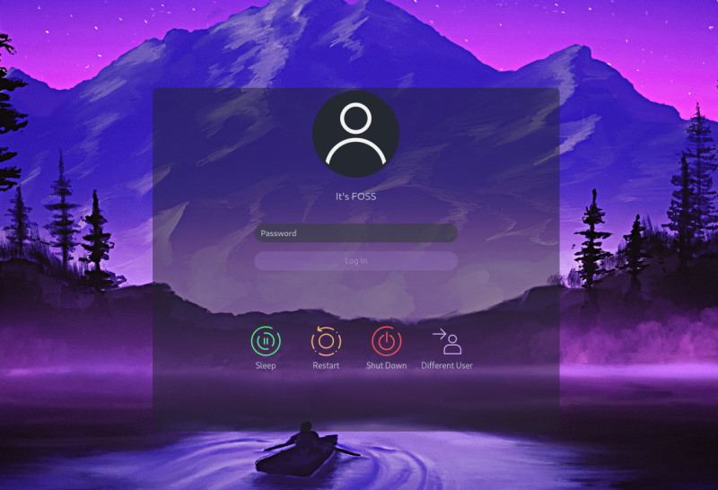 xerolinux lockscreen