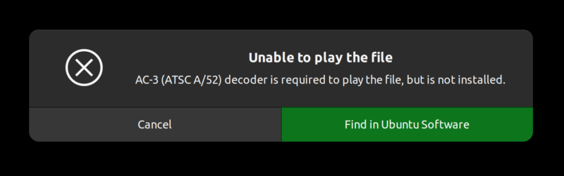 ac3 decoder missing ubuntu