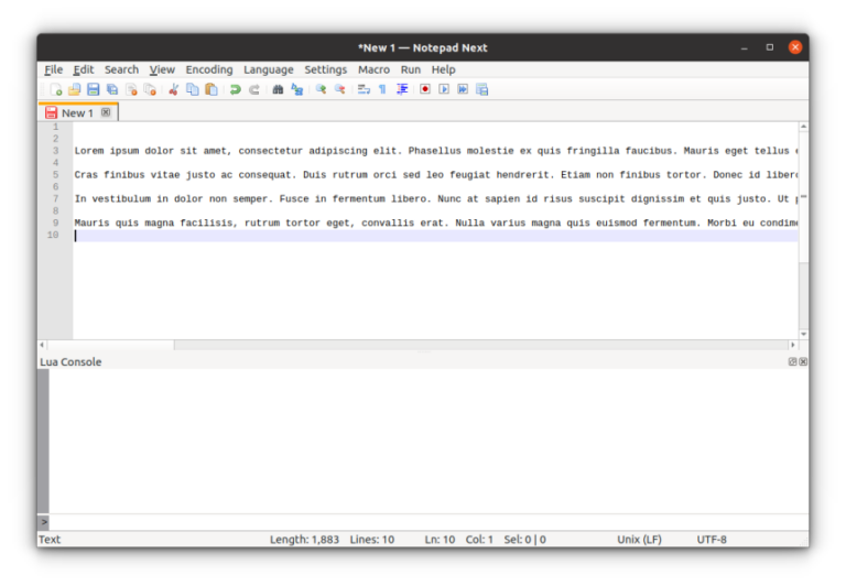 Notepad Next is a Reimplementation of Notepad++ for Linux Users