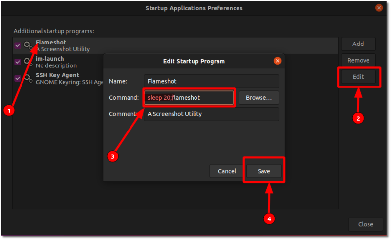 startup app add delay time