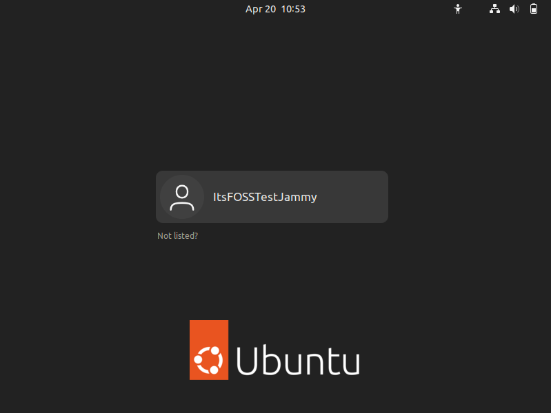 ubuntu 22 04 login