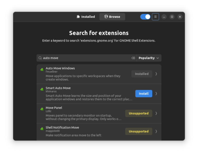 'Extension Manager' App Helps You Install and Manage GNOME Shell Extensions