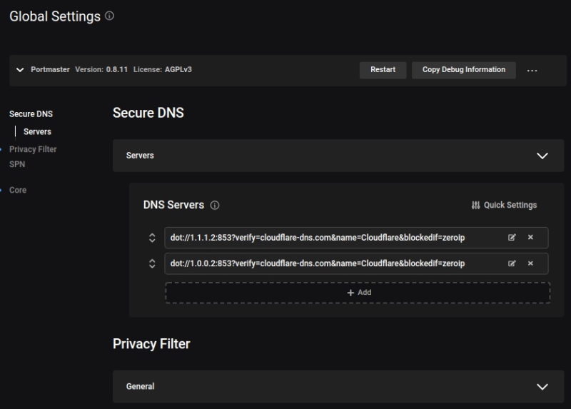 portmaster firewall network