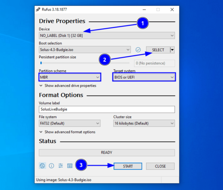 How To Create Solus OS Live USB