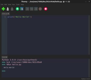 Thonny is an Ideal IDE for Teaching Python Programming in Schools