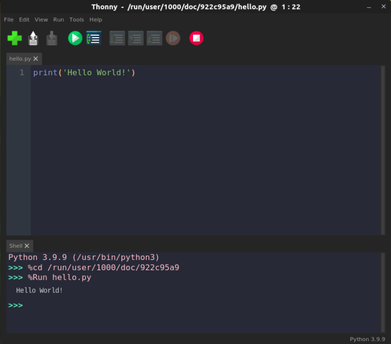 Thonny is an Ideal IDE for Teaching Python Programming in Schools