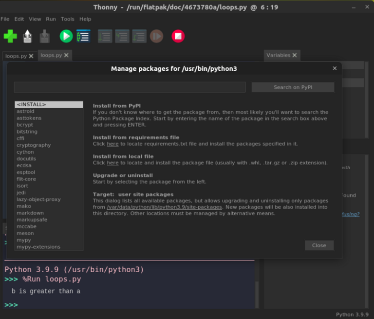 Thonny is an Ideal IDE for Teaching Python Programming in Schools