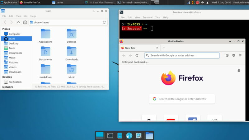 debian xfce desktop