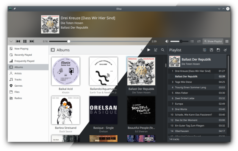 elisa music player