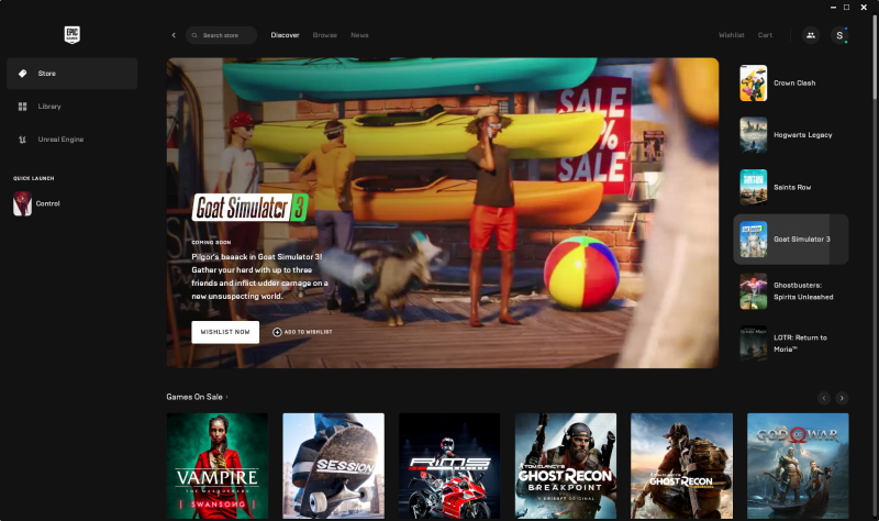 How to manage your games & add-ons on the Epic Games Store