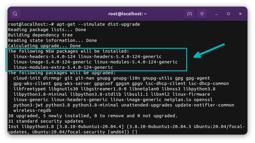 apt-get dist-upgrade can upgrade kernel version