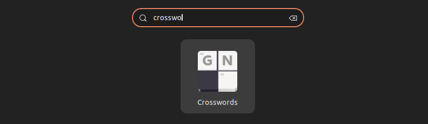 crossword puzzle game linux