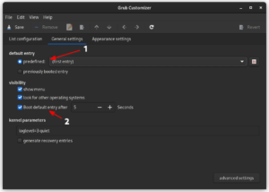 Install and Use Grub Customizer in Fedora Linux