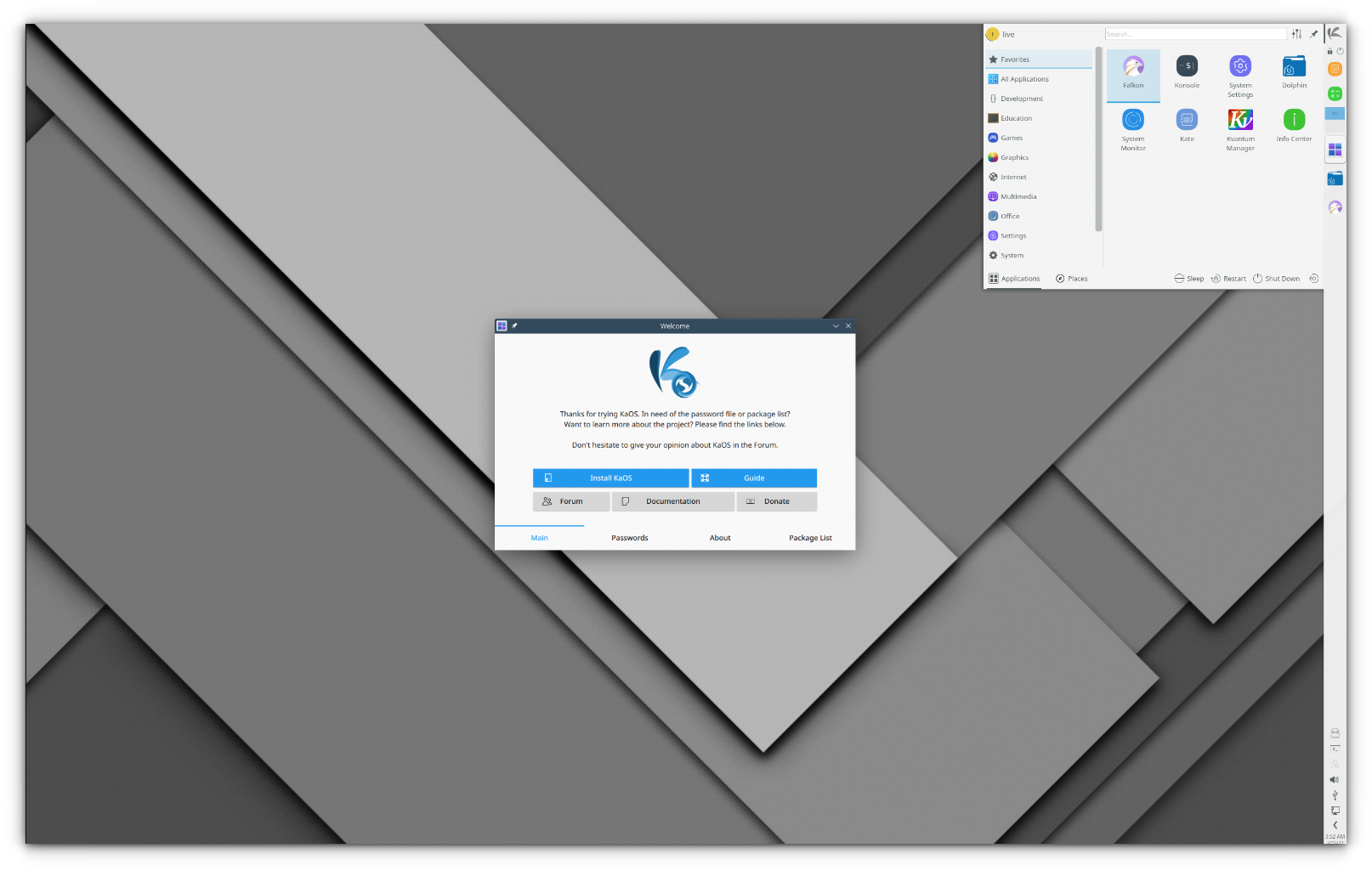 kaos desktop