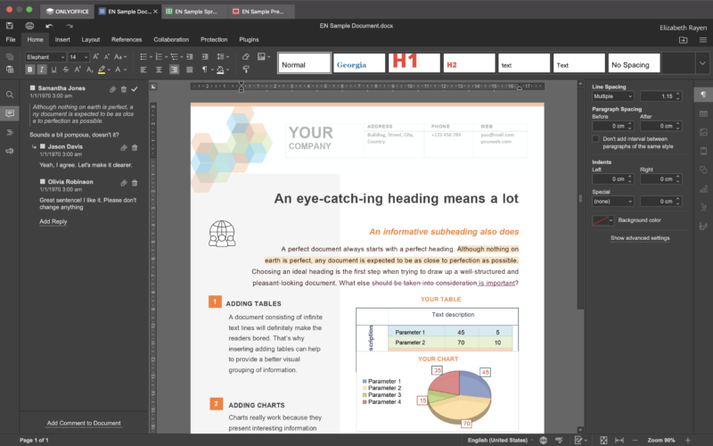 [Review] OnlyOffice Desktop Editors Linux Version