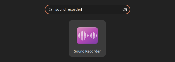 sound recorder