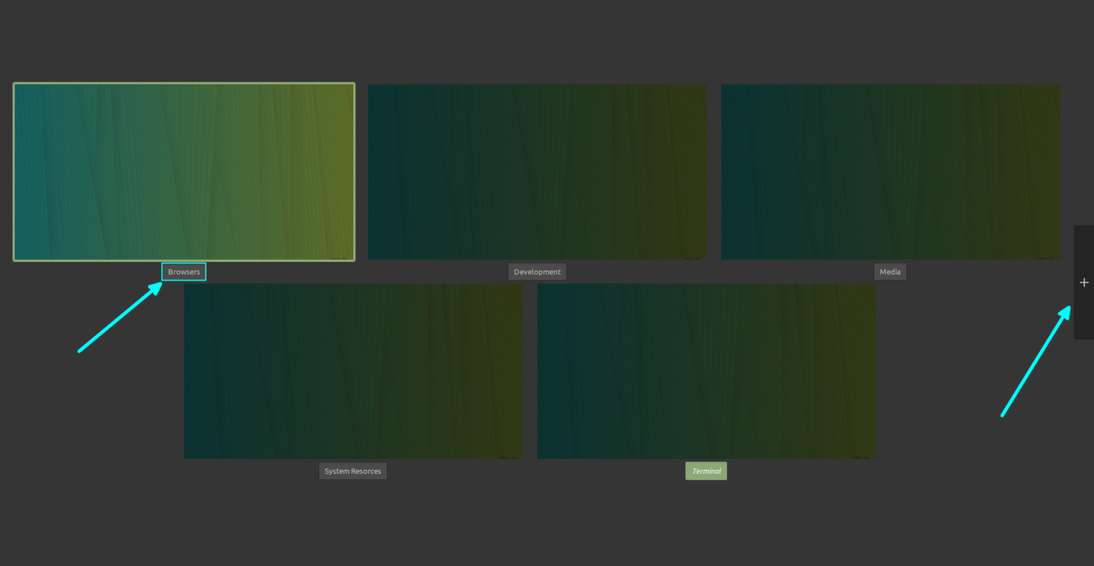 How to Create and Switch Workspaces in Linux Mint