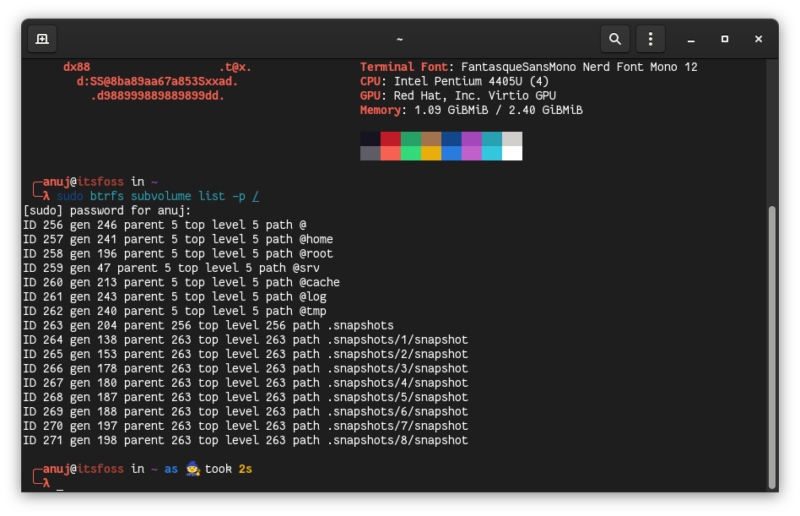 Pros and cons of using btrfs filesystem in linux