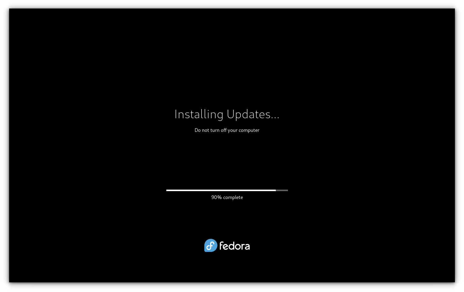 installing fedora 37 updates on reboot