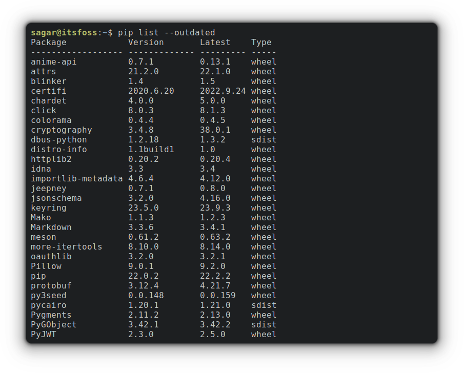 Upgrading python using pip