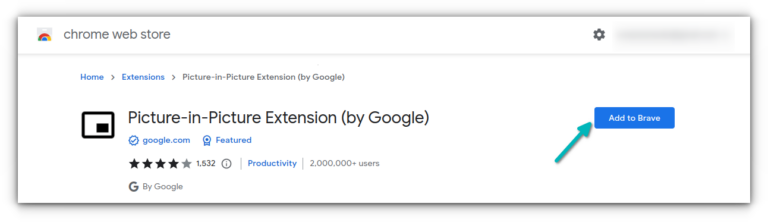 How to Use Picture in Picture Mode in Brave Browser